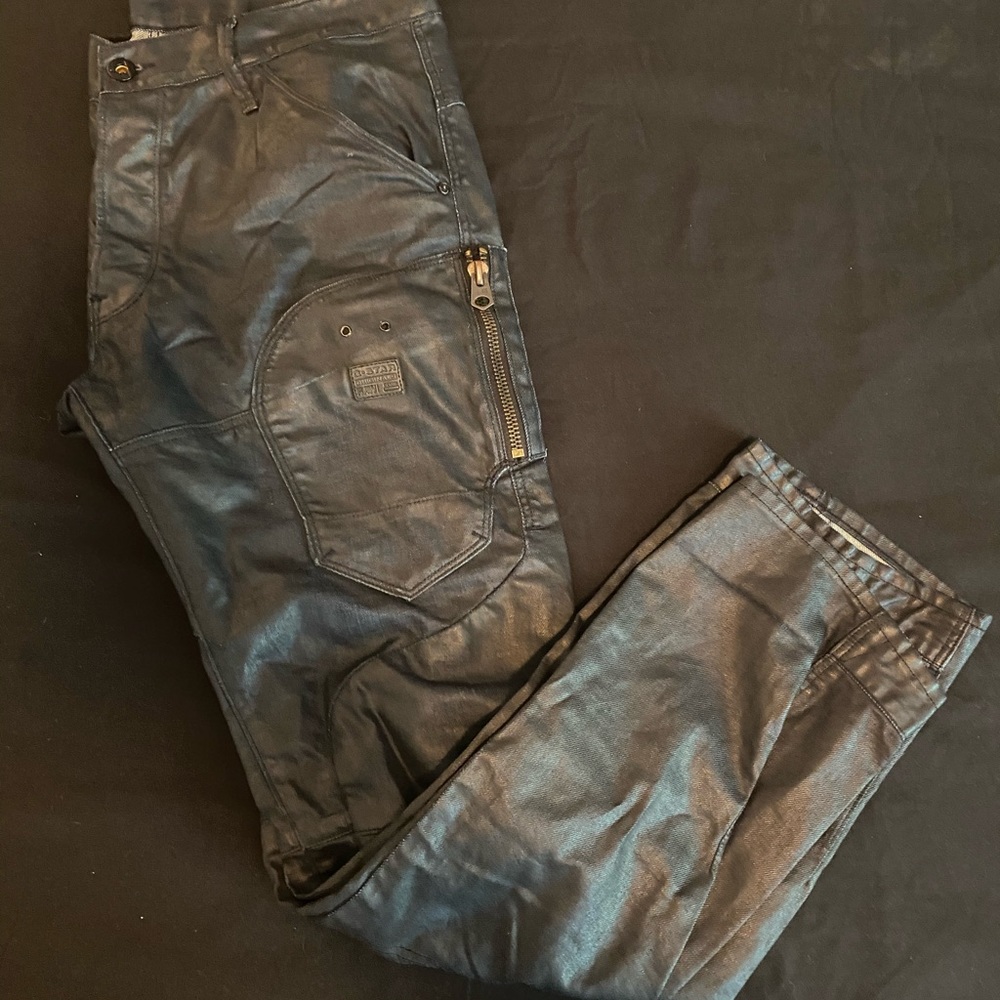 COPY - G-Star Wax Denim Rider Jeans